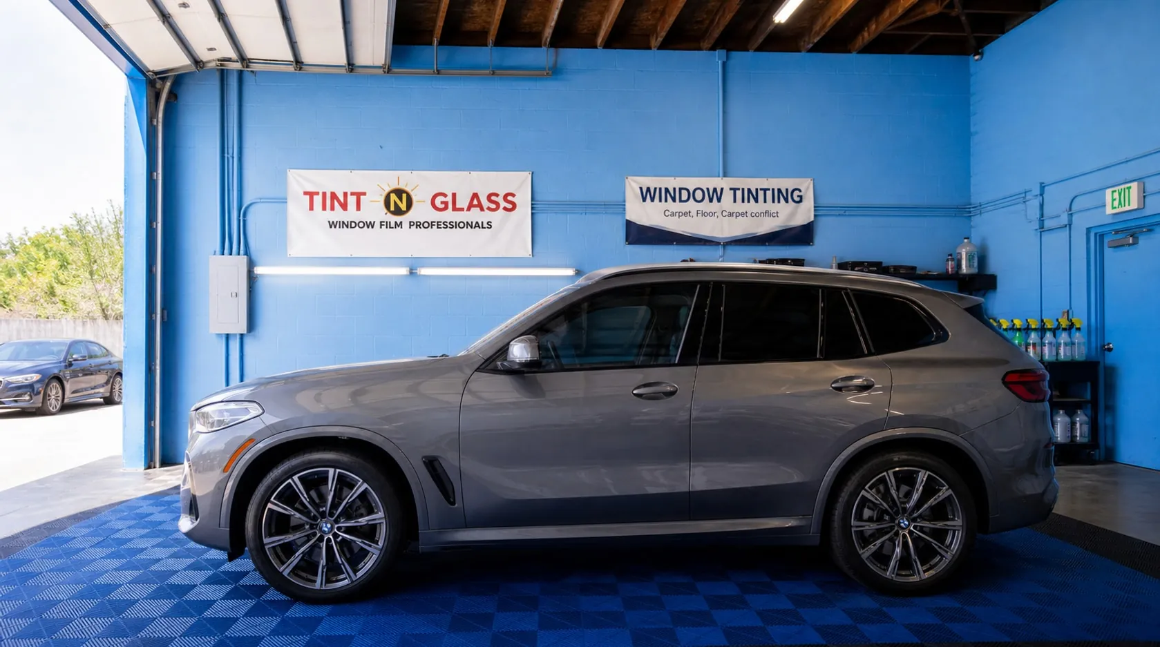 Graphite hatchback profile showing a clean, even finish.