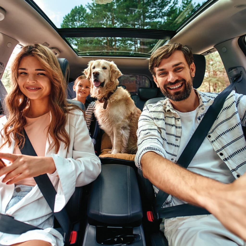 A family enjoying ceramic window film in the USA climate